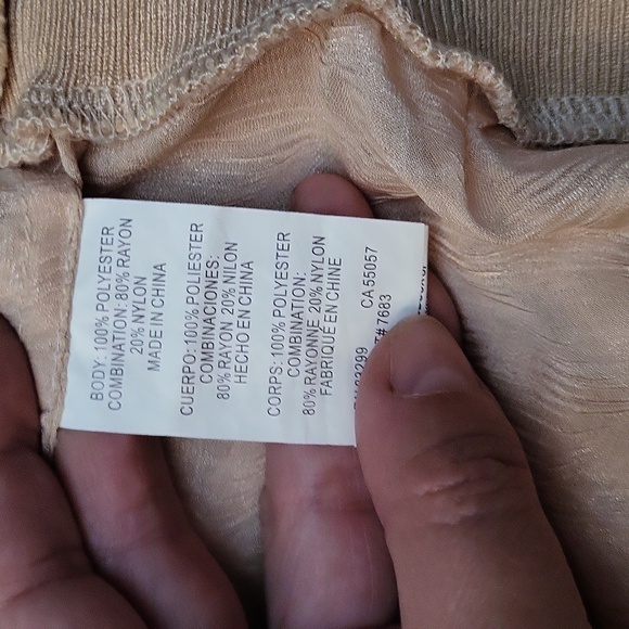 Xl isaac mizrahi sheer beige top - Picture 5 of 5